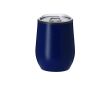Gobelet thermique en inox avec couvercle transparent 330 ml couleur bleu marine
