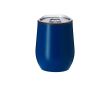Gobelet thermique en inox avec couvercle transparent 330 ml couleur bleu
