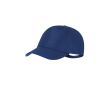 Casquette ajustable en polyester RPET avec boucle métallique UV50 couleur bleu