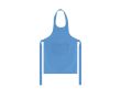 Tablier pour enfants en coton et polyester avec double poche frontale couleur bleu ciel