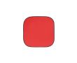 Petit pare-soleil pliable en polyester de plusieurs coloris 70 x 70 cm couleur rouge
