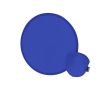Frisbee en RPET facile à plier avec housse individuelle assortie couleur bleu