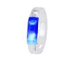 Bracelet événementiel avec lumières LED et interrupteur on/off couleur bleu ciel