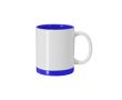 Tasse en céramique avec détails colorés pour sublimation 350 ml couleur bleu