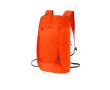 Sac à dos entièrement pliable en RPET de plusieurs couleurs couleur orange
