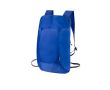 Sac à dos entièrement pliable en RPET de plusieurs couleurs couleur bleu