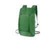 Sac à dos entièrement pliable en RPET de plusieurs couleurs couleur vert foncé
