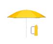 Parasol de plage pliable avec sac de transport assorti Ø160 couleur jaune