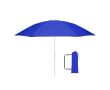Parasol de plage pliable avec sac de transport assorti Ø160 couleur bleu