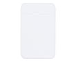 Porte-cartes adhésif pour smartphone en matériau élastique couleur blanc