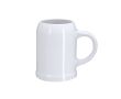 Chope en céramique blanche pour sublimation, idéale pour bière 500 ml couleur blanc