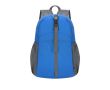 Sac à dos en polyester RPET pliable en format compact couleur bleu