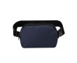 Banane en PU avec un compartiment principal et sangle ajustable couleur bleu marine