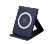 Chargeur sans fil magnétique et support pliable pour mobile couleur bleu marine