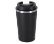 Gobelet en acier inox recyclé avec indicateur de température 400 ml couleur noir