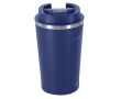 Gobelet en acier inox recyclé avec indicateur de température 400 ml couleur bleu marine
