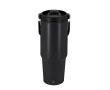 Gobelet isotherme en inox recyclé avec anse assortie 900 ml couleur noir