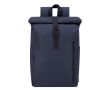 Sac à dos roll top en RPET pour pc portable compatible trolley 15'' couleur bleu marine