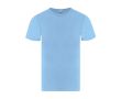T-shirt adulte à manches courtes en coton avec col rond 150 g/m² couleur bleu ciel