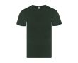 T-shirt adulte à manches courtes en coton avec col rond 150 g/m² couleur vert bouteille