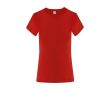T-shirt femme en coton manches courtes 150 g/m² couleur rouge