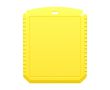 Grattoir à glace rectangulaire en plastique recyclé couleur jaune