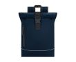 Sac à dos roll-top avec bande réfléchissante et fermeture à boucle 15\" couleur bleu marine