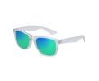Lunettes de soleil avec protection UV 400 et verres miroir couleur vert