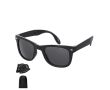 Lunettes de soleil pliables avec protection UV400 et étui couleur noir