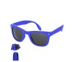 Lunettes de soleil pliables avec protection UV400 et étui couleur bleu