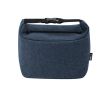 Sac isotherme en plastique recyclé avec boucle et isolant couleur bleu marine