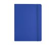Carnet A5 ligné à couverture souple en cuir synthétique recyclé couleur bleu