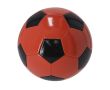 Ballon de football taille 5 en similicuir, bicolore avec pentagones couleur rouge