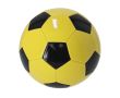 Ballon de football taille 5 en similicuir, bicolore avec pentagones couleur jaune