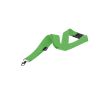 Tour de cou classique en polyester recyclé avec fermeture de sécurité couleur vert