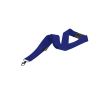 Tour de cou classique en polyester recyclé avec fermeture de sécurité couleur bleu marine
