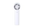 Ventilateur portable avec mousqueton, support et 3 vitesses couleur blanc