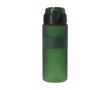 Gourde de sport en plastique recyclé avec embout 730 ml couleur vert foncé