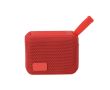Petite enceinte stéréo portable avec poignée de transport 5 W couleur rouge
