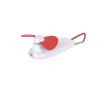 Ventilateur portable avec lampe torche LED et mousqueton de transport couleur rouge