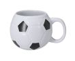 Mug en céramique en forme de ballon de football 440 ml couleur noir