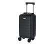 Valise cabine rigide en plastique avec roues amovibles couleur noir