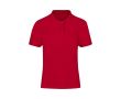 Polo femme 100 % coton piqué, manches courtes 180 g/m² couleur rouge
