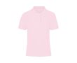 Polo femme 100 % coton piqué, manches courtes 180 g/m² couleur rose