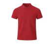 Polo enfant manches courtes en tissu technique respirant 180 g/m² couleur rouge