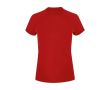 T-shirt technique femme manches courtes raglan polyester 135 g/m² couleur rouge
