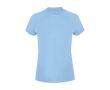 T-shirt technique femme manches courtes raglan polyester 135 g/m² couleur bleu ciel