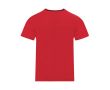 T-shirt technique enfant en polyester à manches courtes 135 g/m² couleur rouge