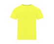 T-shirt technique enfant en polyester à manches courtes 135 g/m² couleur jaune fluorescent