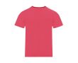 T-shirt technique enfant en polyester à manches courtes 135 g/m² couleur rose fluorescent